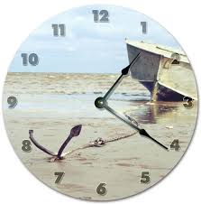 10 5 Boat Anchored Clock Living Room