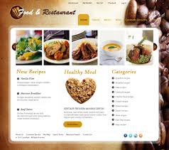 Modern Professional Fast Food Restaurant Web Design For A Company
