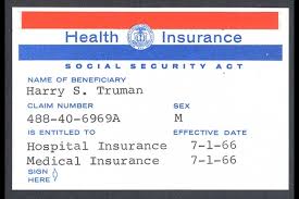 For starters, your medicare card is paper material (not plastic). Medicare Card Number 488 40 6969a Given To Harry S Truman The White House