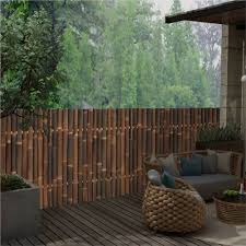 Garden Fence Panel Bamboo 120x100 Cm