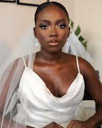 this bridal makeup look for black women
