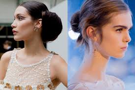 messy buns at the spring 2016 couture