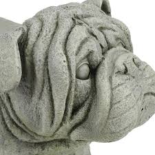 luxenhome gray mgo bulldog garden