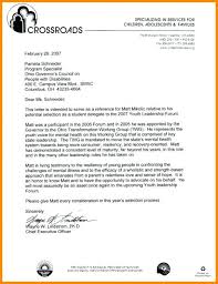 Formal Letter Of Recommendation Example Samples Letters