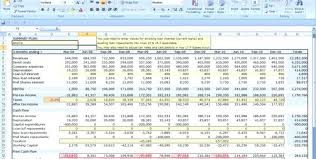 Project Cash Flow Analysis Template Financial Statement Template
