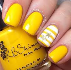 70 hottest yellow nail art designs. Pin By Katelyn Aumua Hake On Nail Ideas Yellow Nails Yellow Nail Art Yellow Nails Design