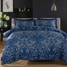 Secret Garden Duvet Cover Set In Navy