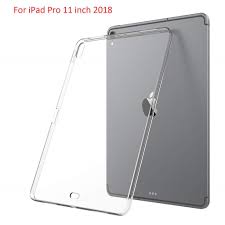 Ốp lưng silicon iPad Pro 2018 màn hình 11 inch TLC CAS2018-11 (Trắng trong  suốt) - Ốp Lưng Máy Tính Bảng