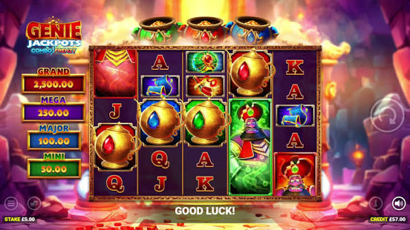 Genie Jackpots Combo Frenzy