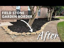 How To Install Fieldstone Garden Edging