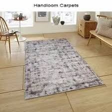 pink handloom viscose carpet