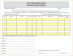 Student Progress Report Form 9 Progress Report Student