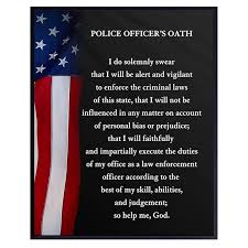 Mua Police Officers Oath Gift For Cop