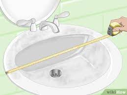 4 ways to replace a bathroom sink wikihow