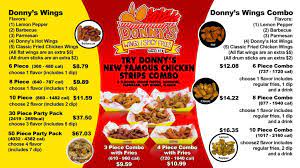 Donny's Wings & Spicy Fries gambar png
