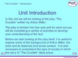 The Crucible Summary Five Act Structure Create a Five Act BNG zel     SlidePlayer