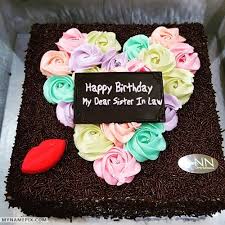 my dear sister in law cakes cards wishes