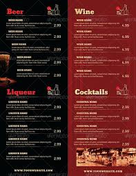 Restaurant Template Sports Bar Menu And Grill Cafe Templates