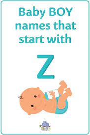 baby boy names that start with z