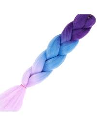 Have you already seen all the latest hot shades? Ombre Purple Blue Lilac Braiding Hair Extensions Rave Wonderland