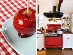 decorate with candy apple red