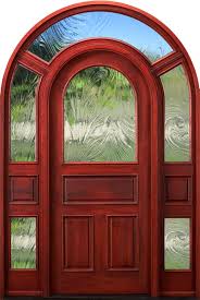 Arched Top Glass Exterior Doors With