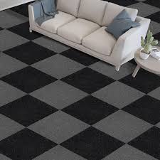 achim nexus 19 7x19 7 self adhesive carpet floor tile 12 tiles 32 3 sq ft jet