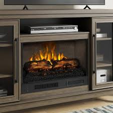 Blaine 54in Light Brown Birch Fireplace