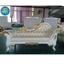 modern royal sofa for wedding love seat