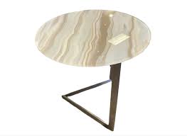 Cut Glass Side Table Parnian Furniture