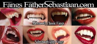 2 create vampire fangs using cotton swabs. Fangs Father Sebastiaan