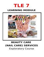 tle 7 learning module beauty care nail