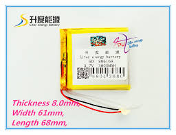 tablet battery lithium polymer battery