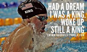 Ledecky will continue training at stanford and taking classes. Swimming Quotes