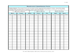 Hospital Cleaning Checklist Templates Housekeeping Checklist