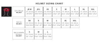 Leatt Sizing Charts Motorcycle Stuff