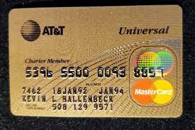at t universal mastercard credit card