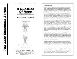 A Question Of Hope Band Music Download