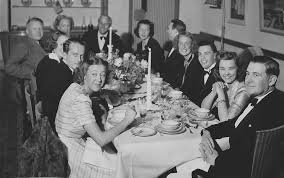 A formal evening meal to which a small number of people are invited: Rules Of Civility How To Host A Dinner Party