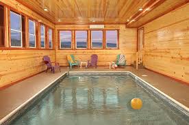 smoky mountain cabins with indoor pools
