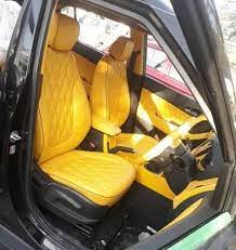 Yellow Designer Car Seat Covers