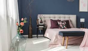 Blue Two Colour Combination For Bedroom