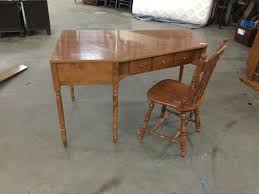 Unfollow vintage corner table to stop getting updates on your ebay feed. Lot Vintage 70 S Ethan Allen Corner Desk W Matching Ethan Allen Chair Removable Bookshelf And Mirror