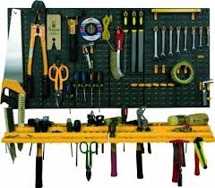 garage wall tool rack storage kit tools