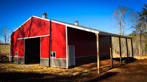 pole barn lean to sheds troyer post