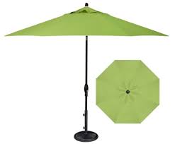 patio umbrella parasol 9 foot kiwi green