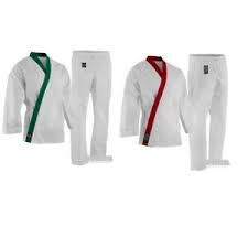 Details About Proforce Gup Trimmed Tang Soo Do Uniform Tsd Gi Youth Adult Green Red