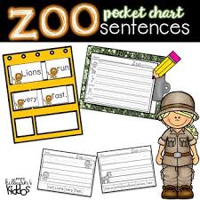 Zoo Pocket Chart Sentences