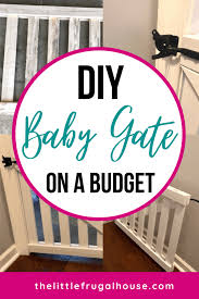 We have seen pvc pipe baby gates and the wooden baby gates and here the both have been combined and the result is a cute and strong baby gate with wooden frame and the pvc pipe in the middle section of the frame and lastly the matching hues have added elegance to it so it would become a proud. Diy Baby Gate Or Dog Gate The Little Frugal House