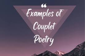 exles of couplet poetry a concise